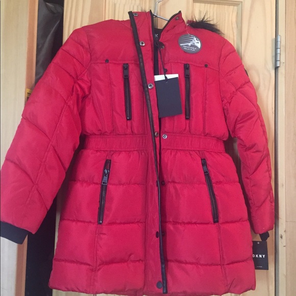 dkny red jacket